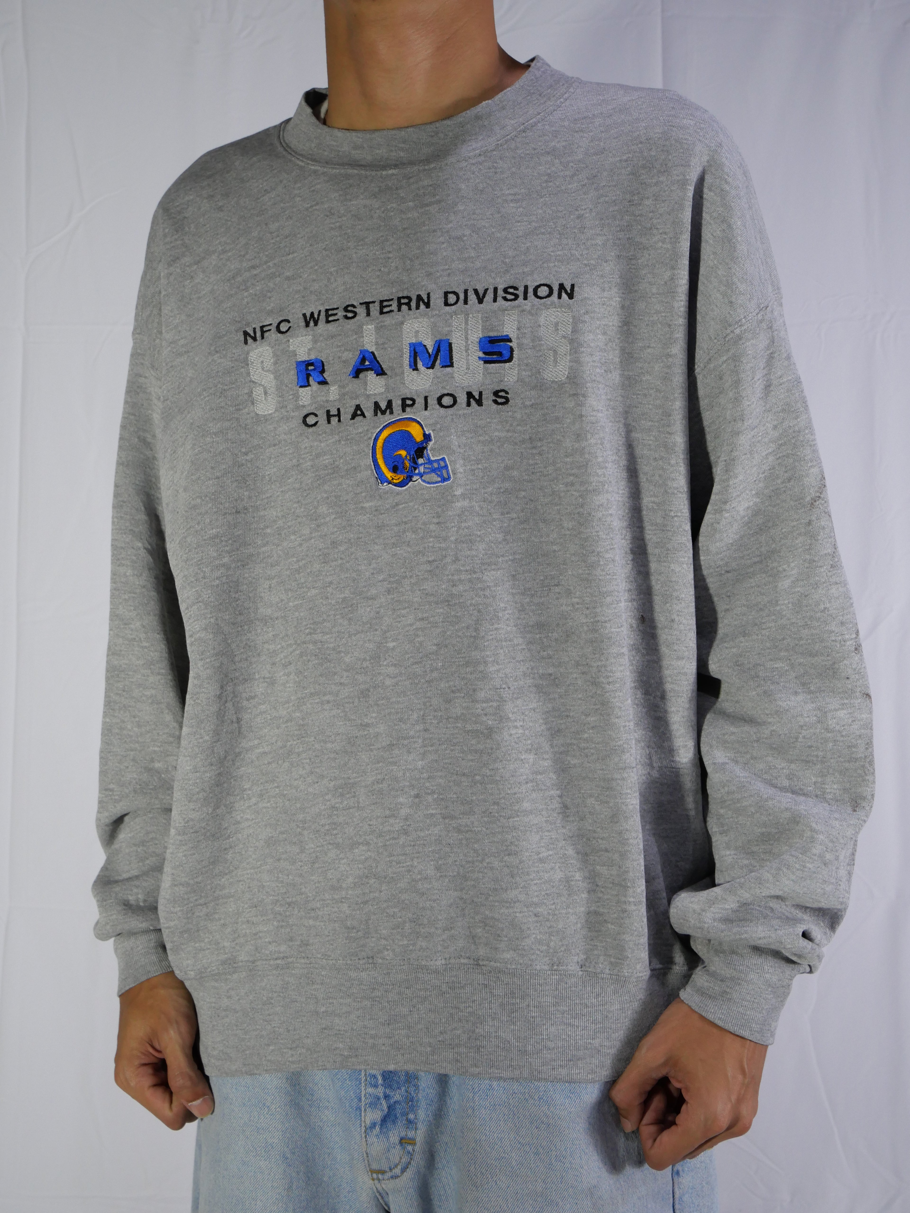 (L) Rams Crewneck