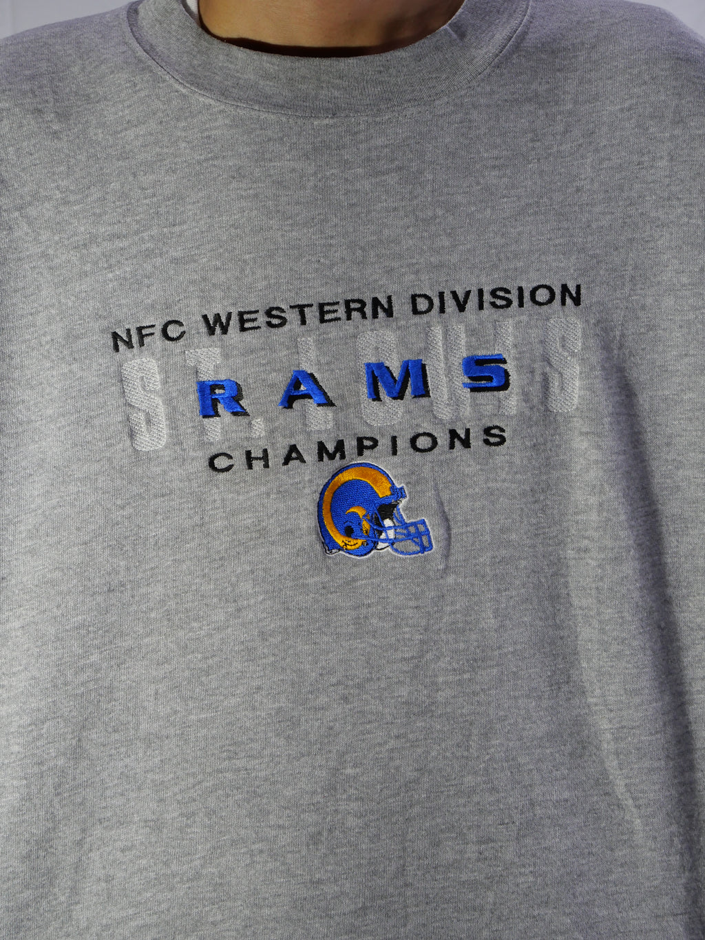 (L) Rams Crewneck