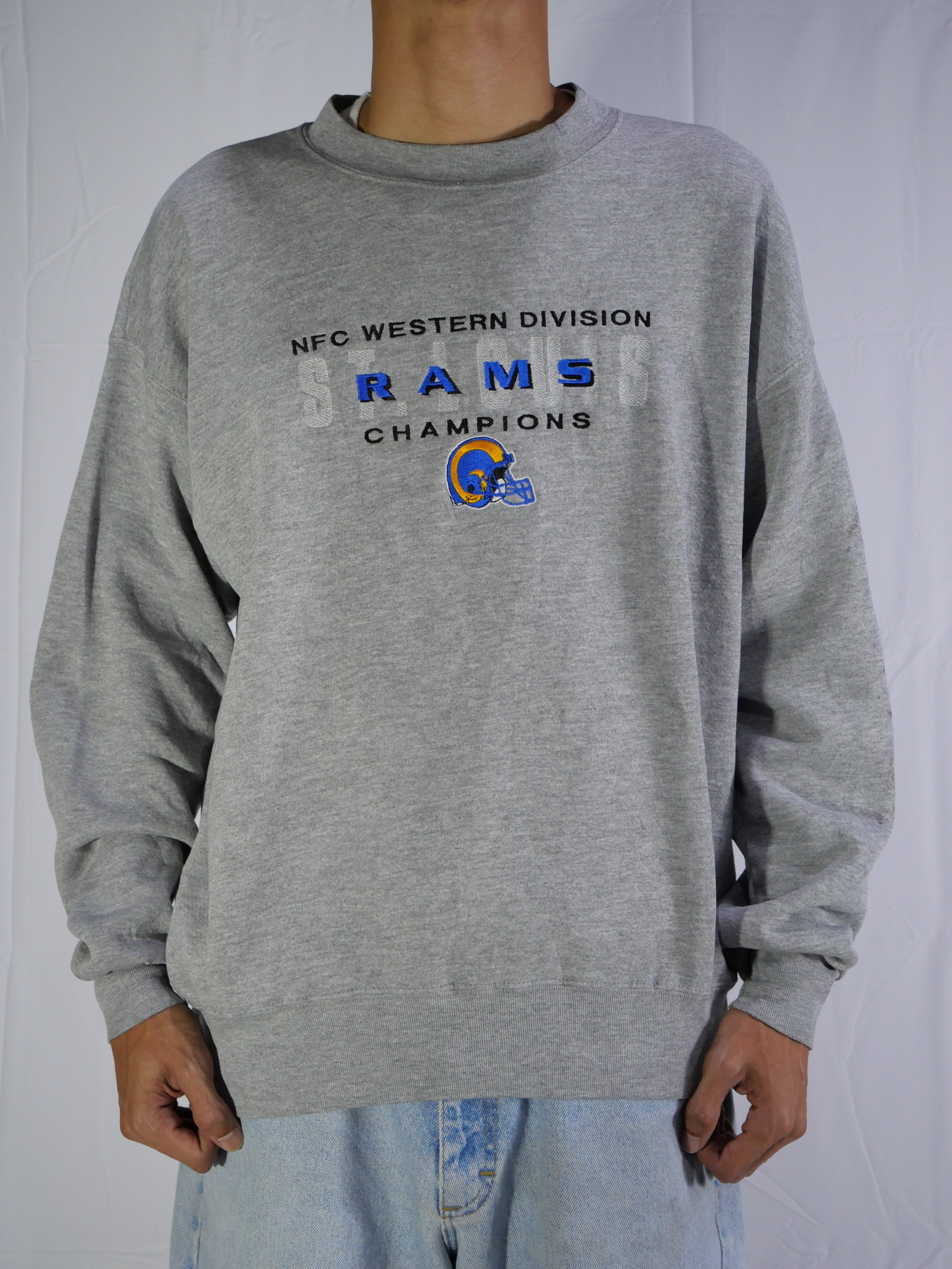 (L) Rams Crewneck