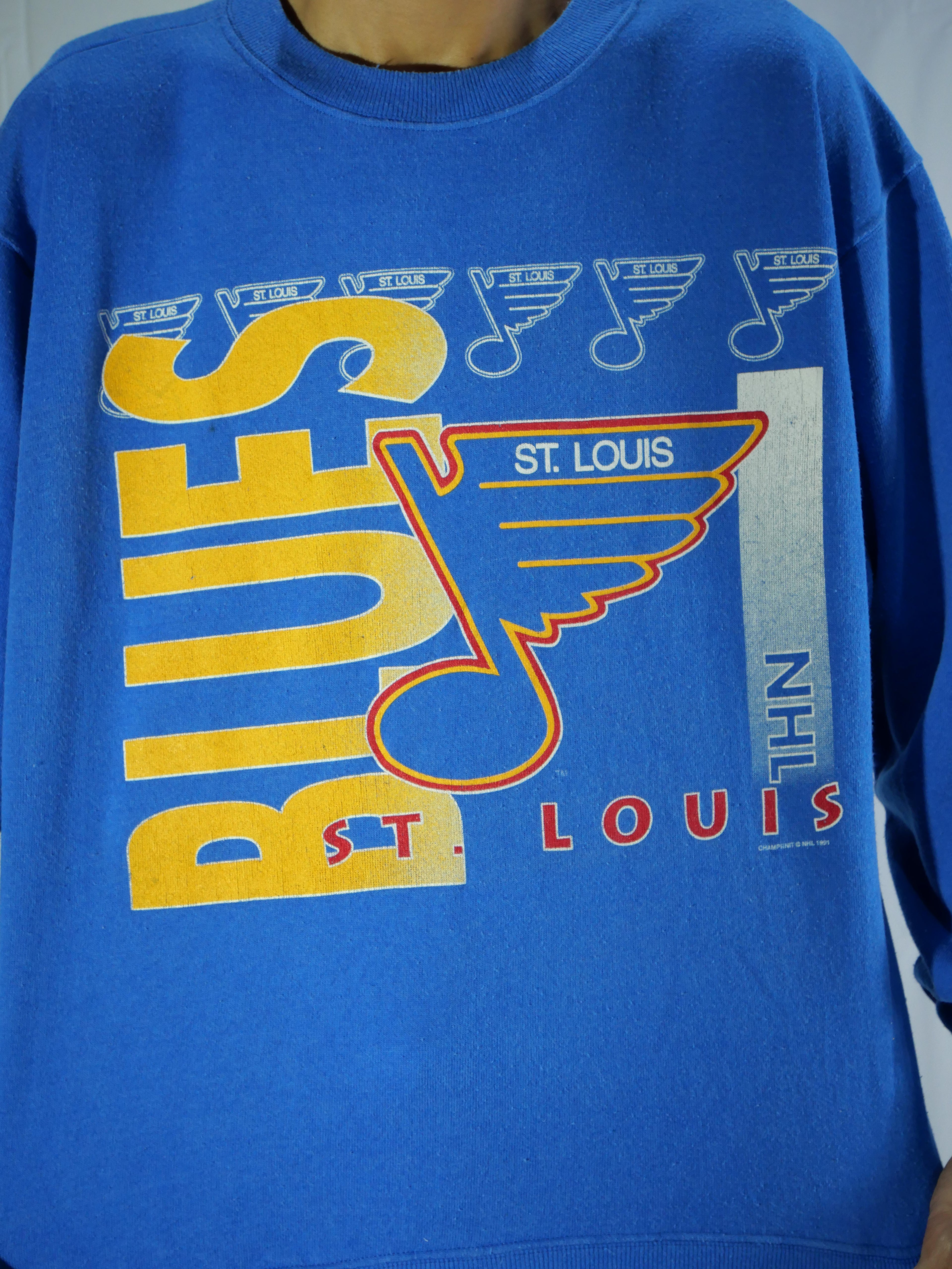 (L) Saint Louis Blues Crewneck