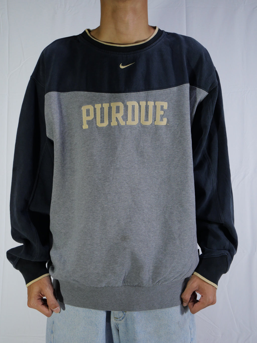 (L) Nike Purdue Crewneck