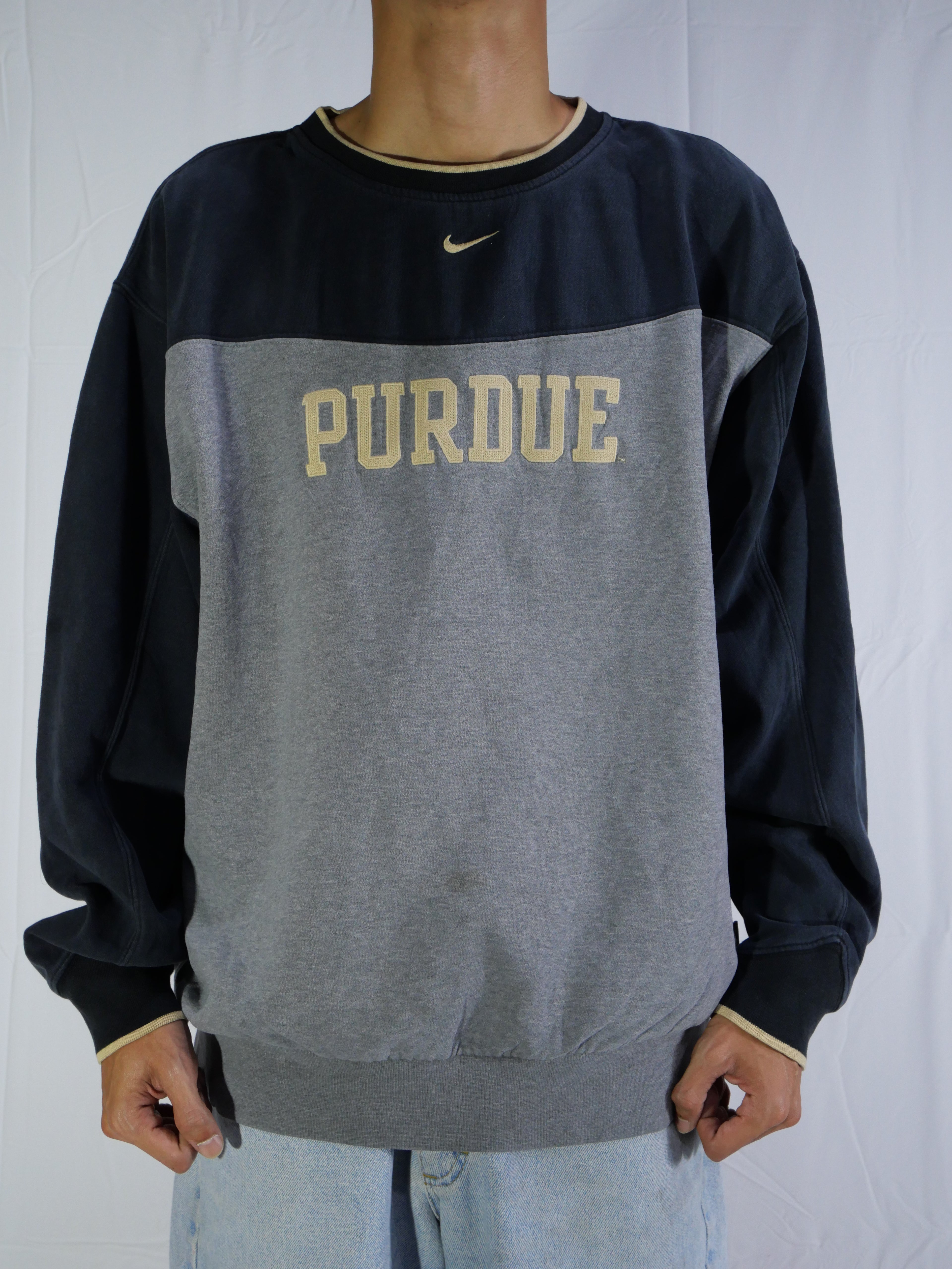 (L) Nike Purdue Crewneck