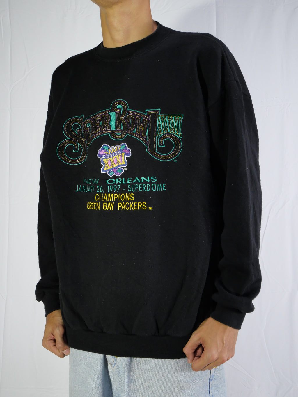 (L) Green Bay Packers Crewneck