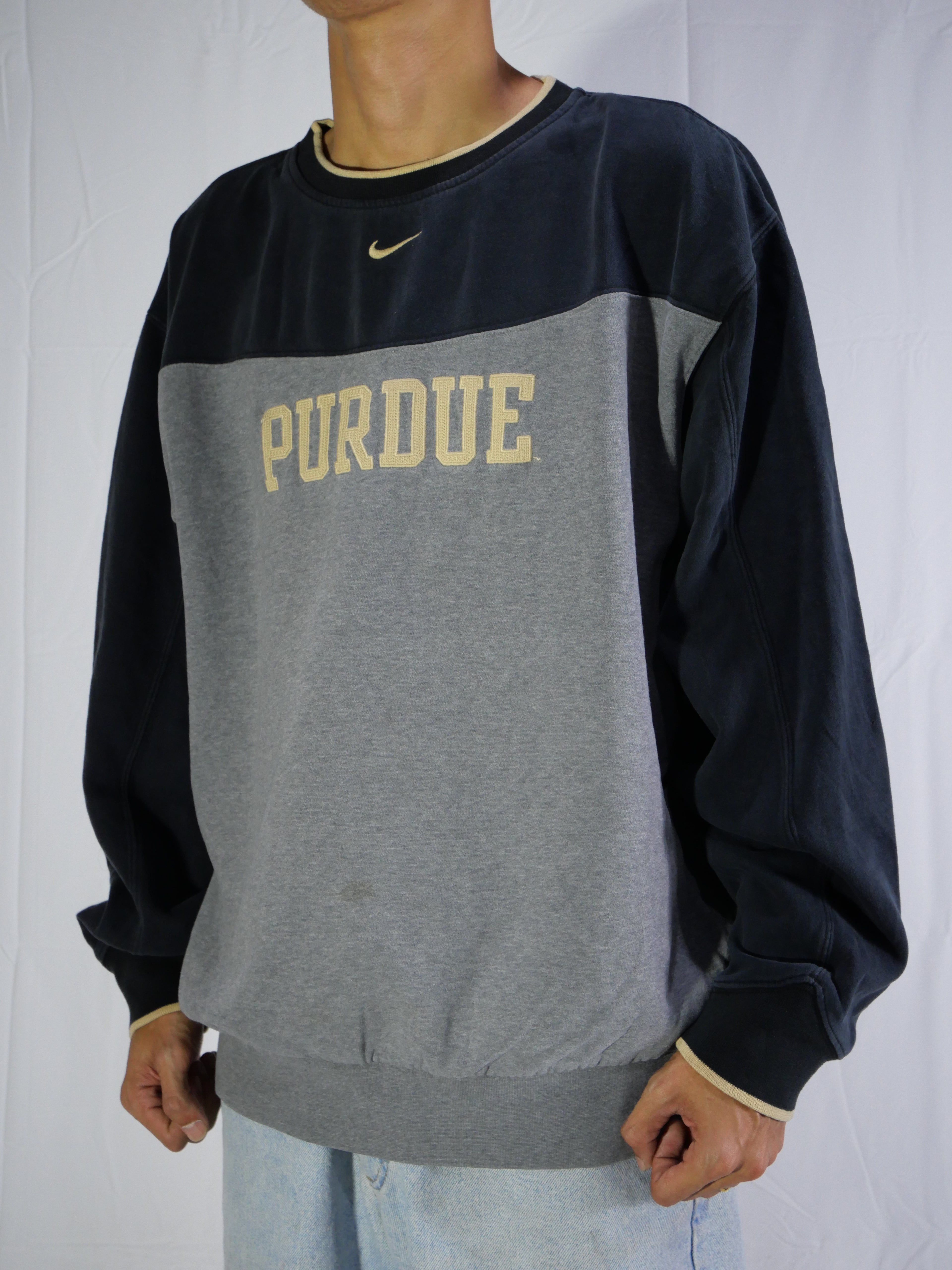 (L) Nike Purdue Crewneck