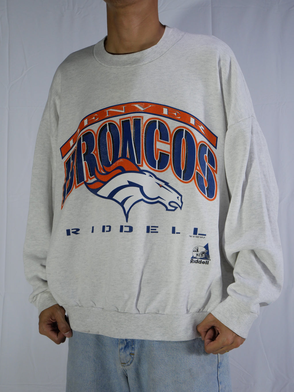 (XXL) Denver Broncos Crewneck