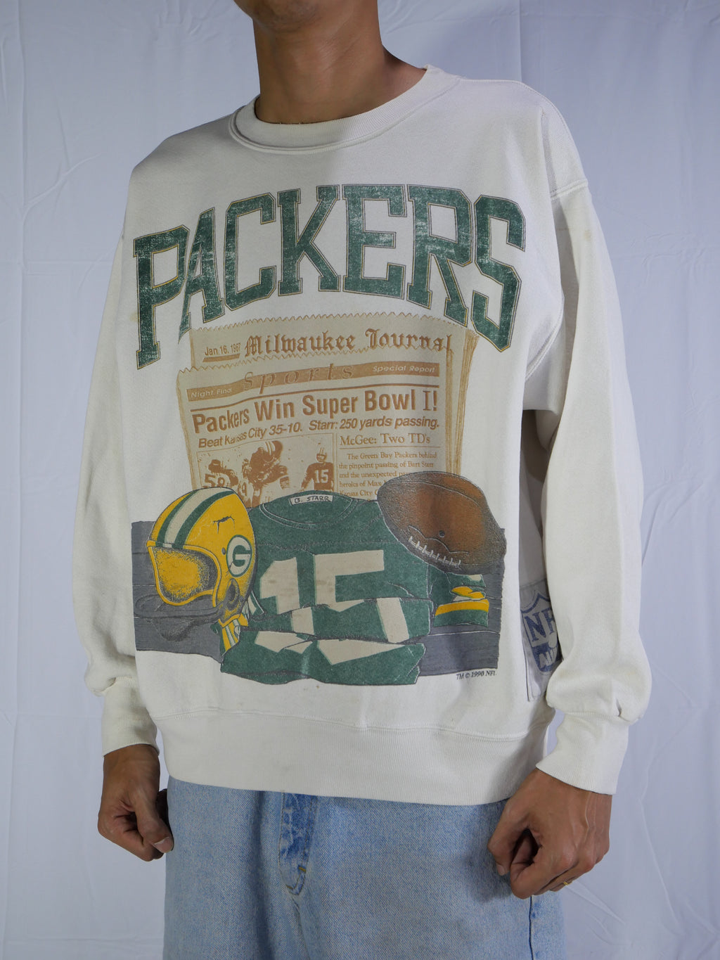 (L) Green Bay Packers Crewneck