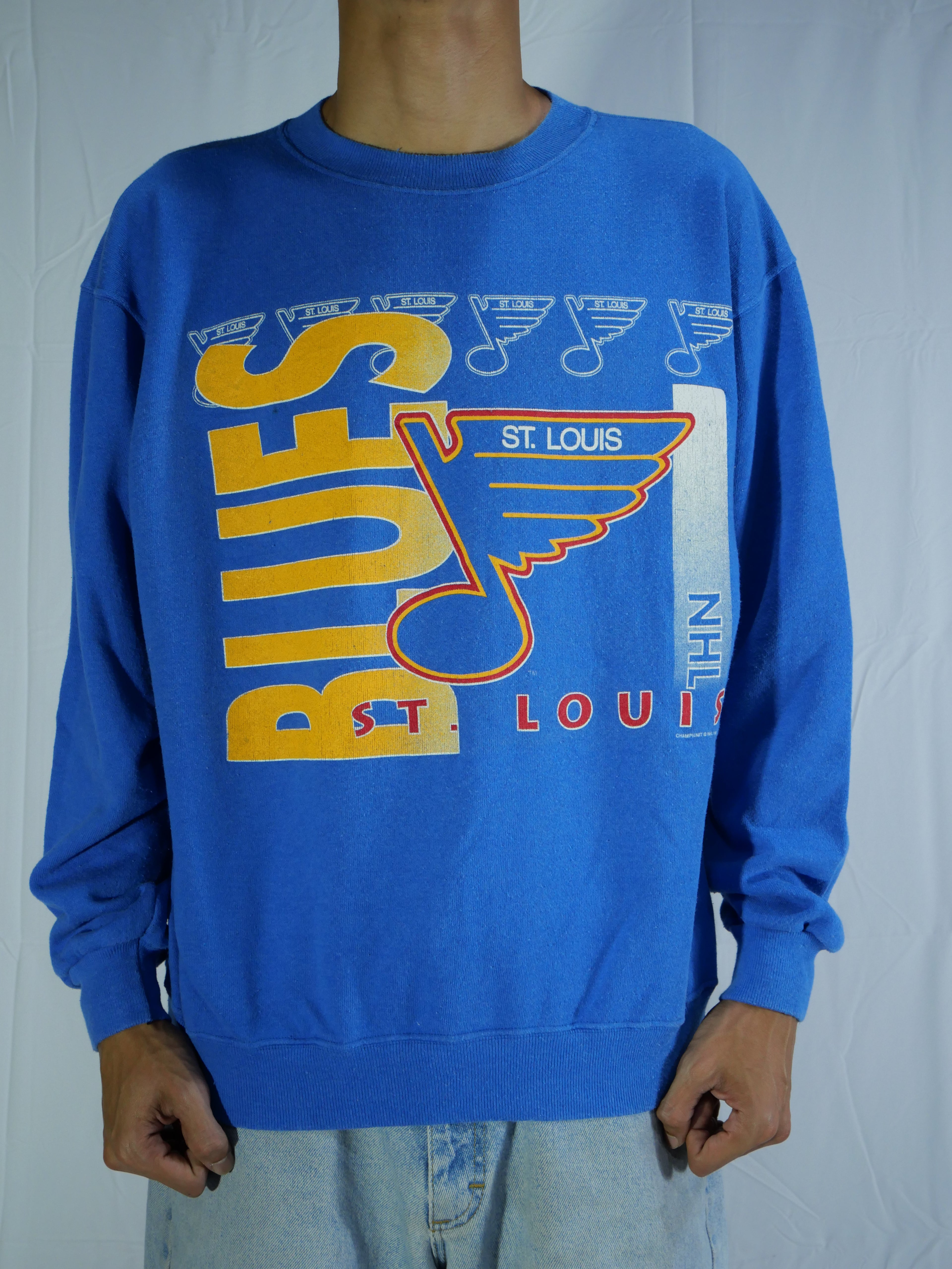 (L) Saint Louis Blues Crewneck