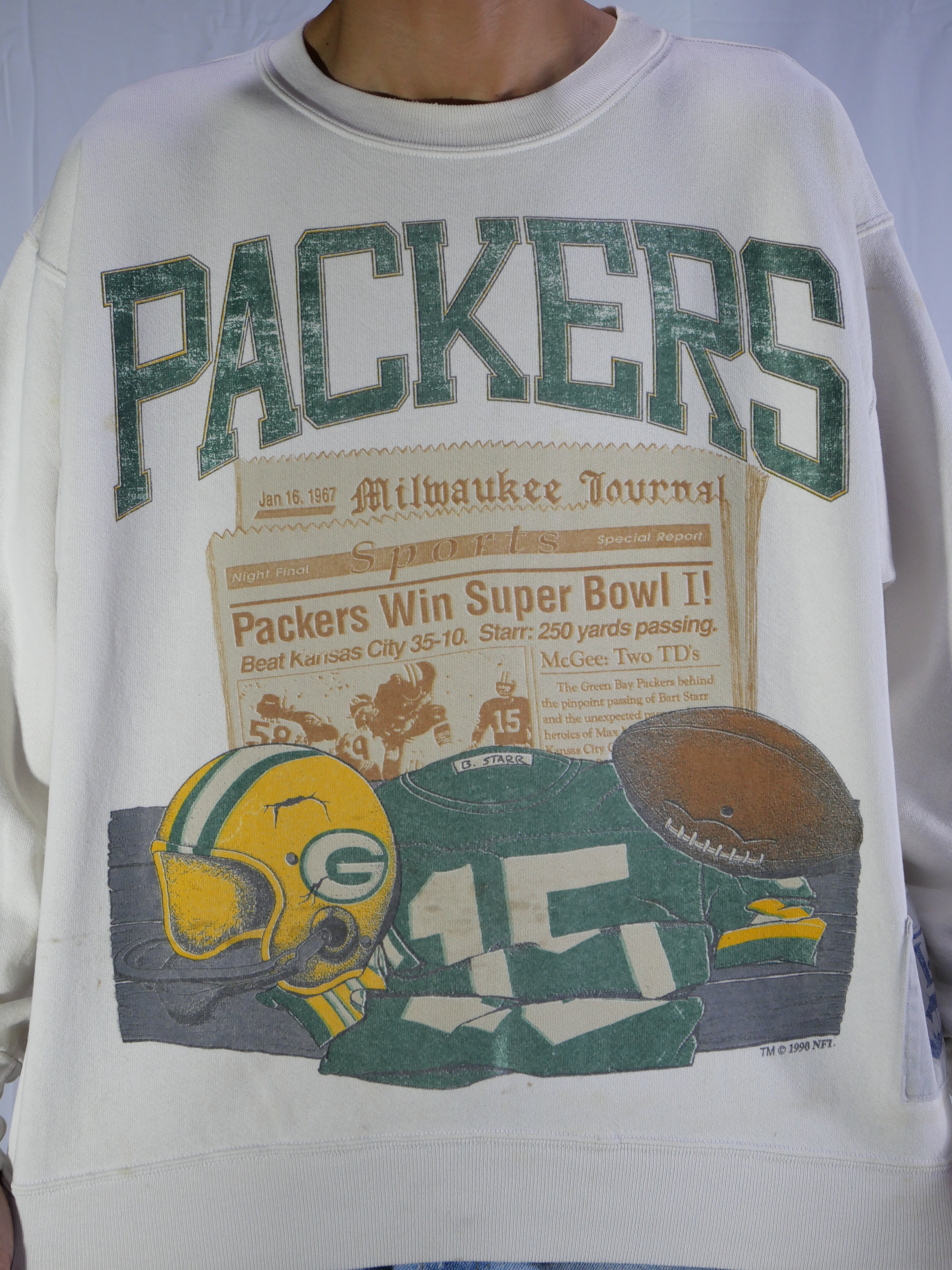 (L) Green Bay Packers Crewneck