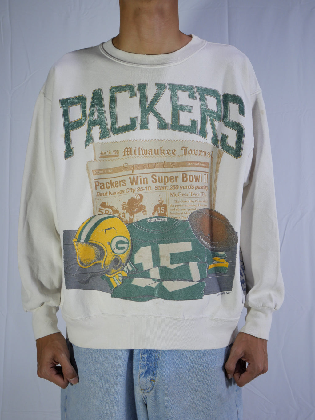 (L) Green Bay Packers Crewneck