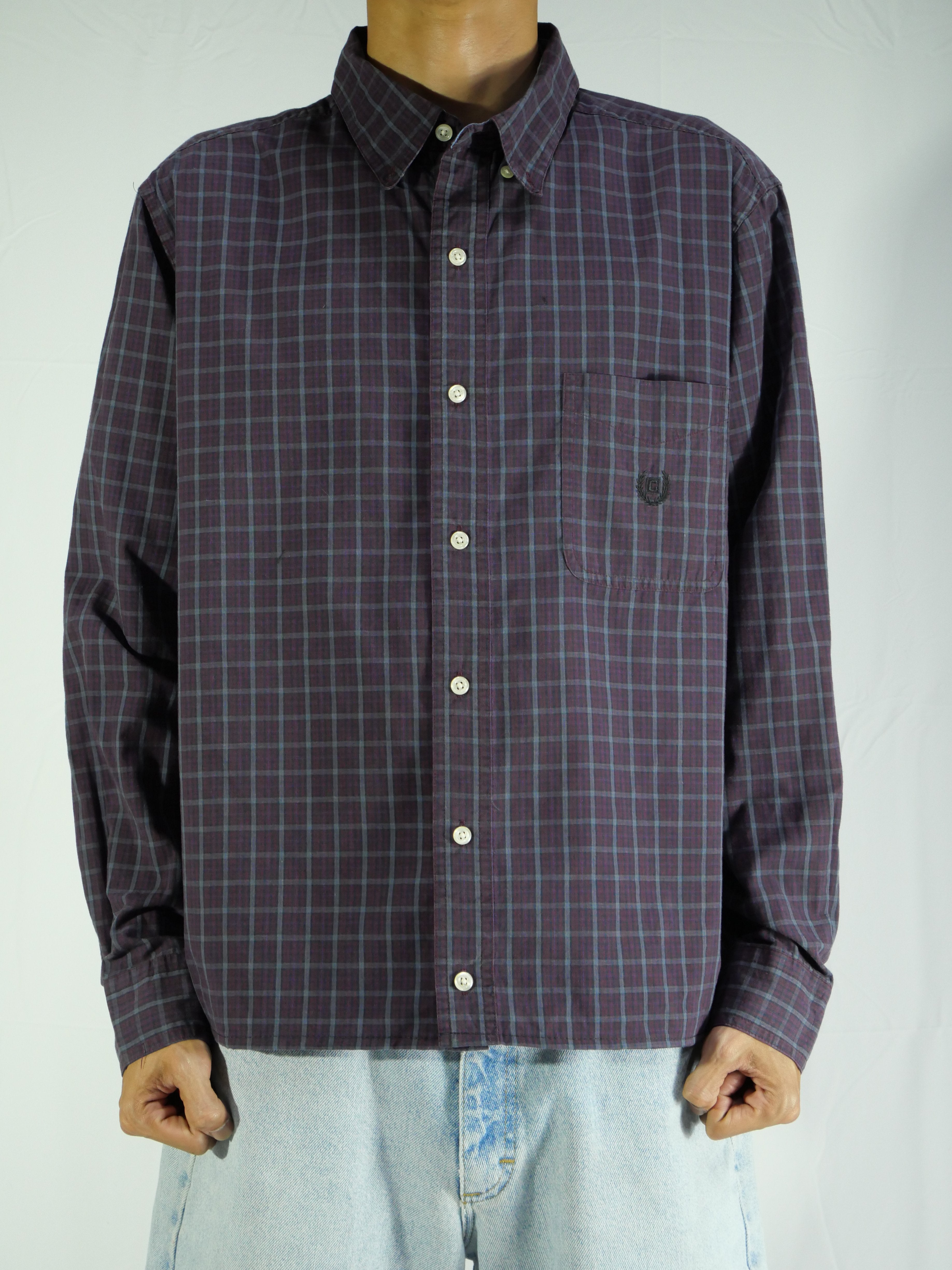 (L) Chaps Button Shirt