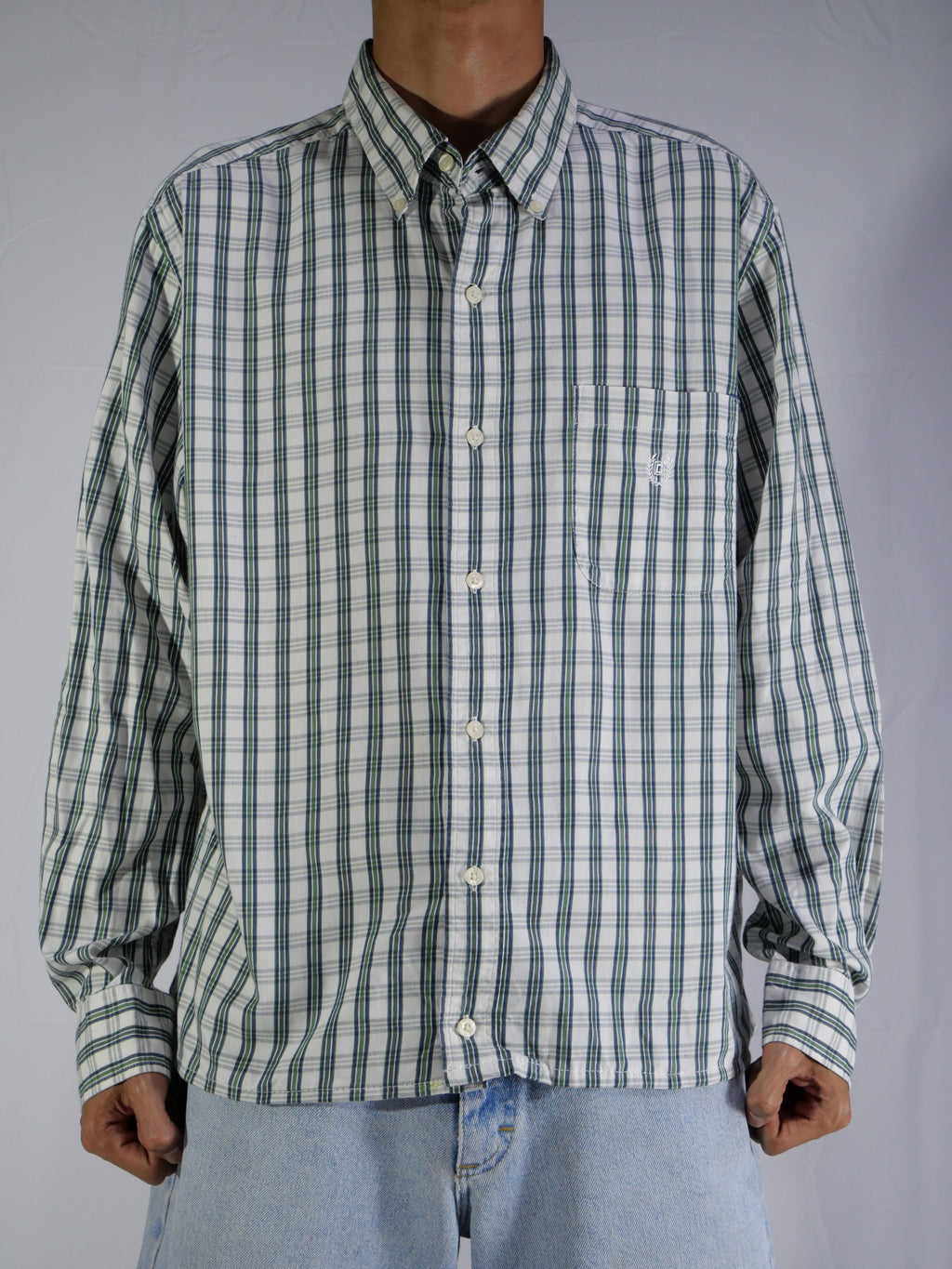 (L) Chaps Button Shirt