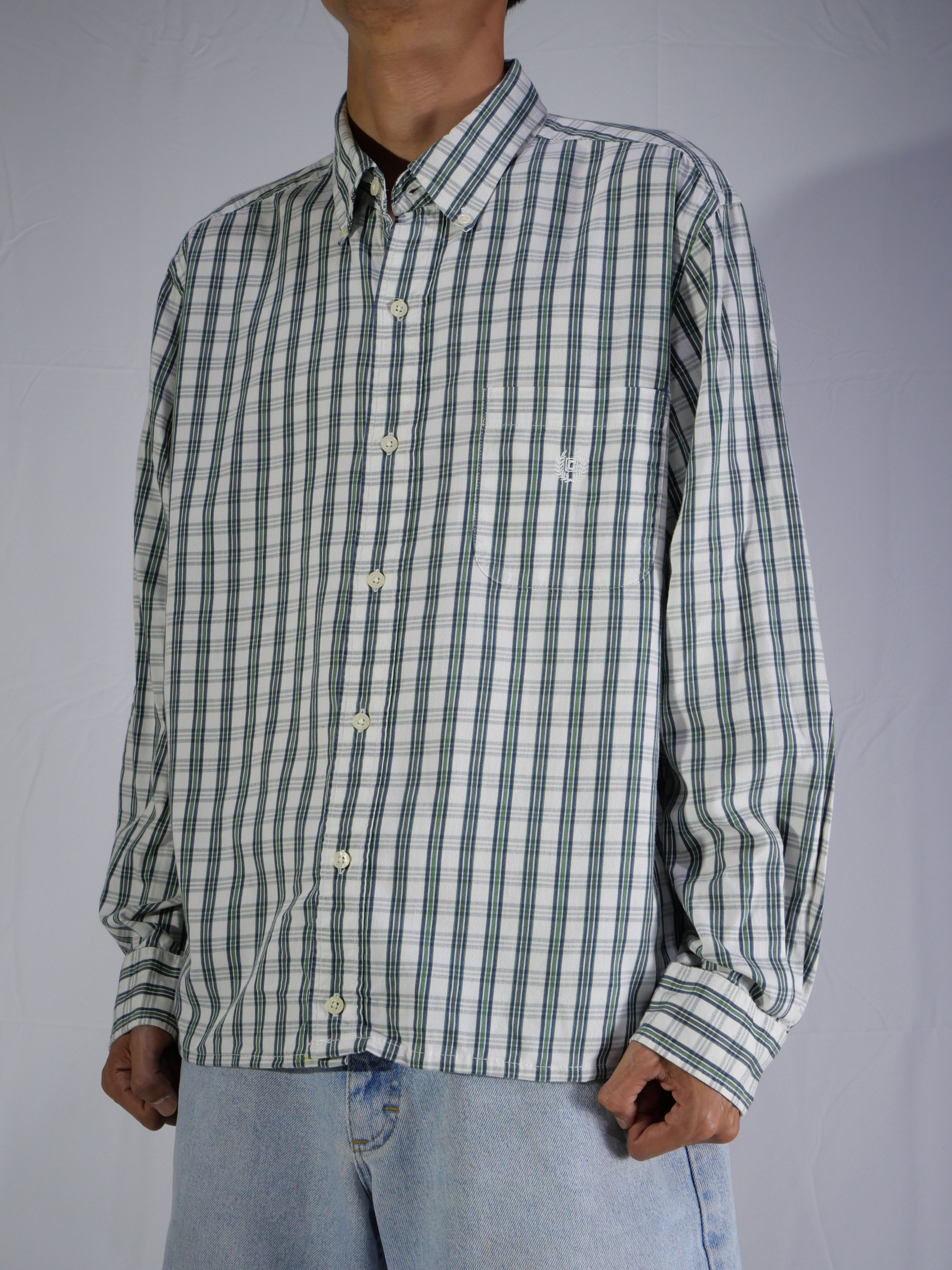 (L) Chaps Button Shirt