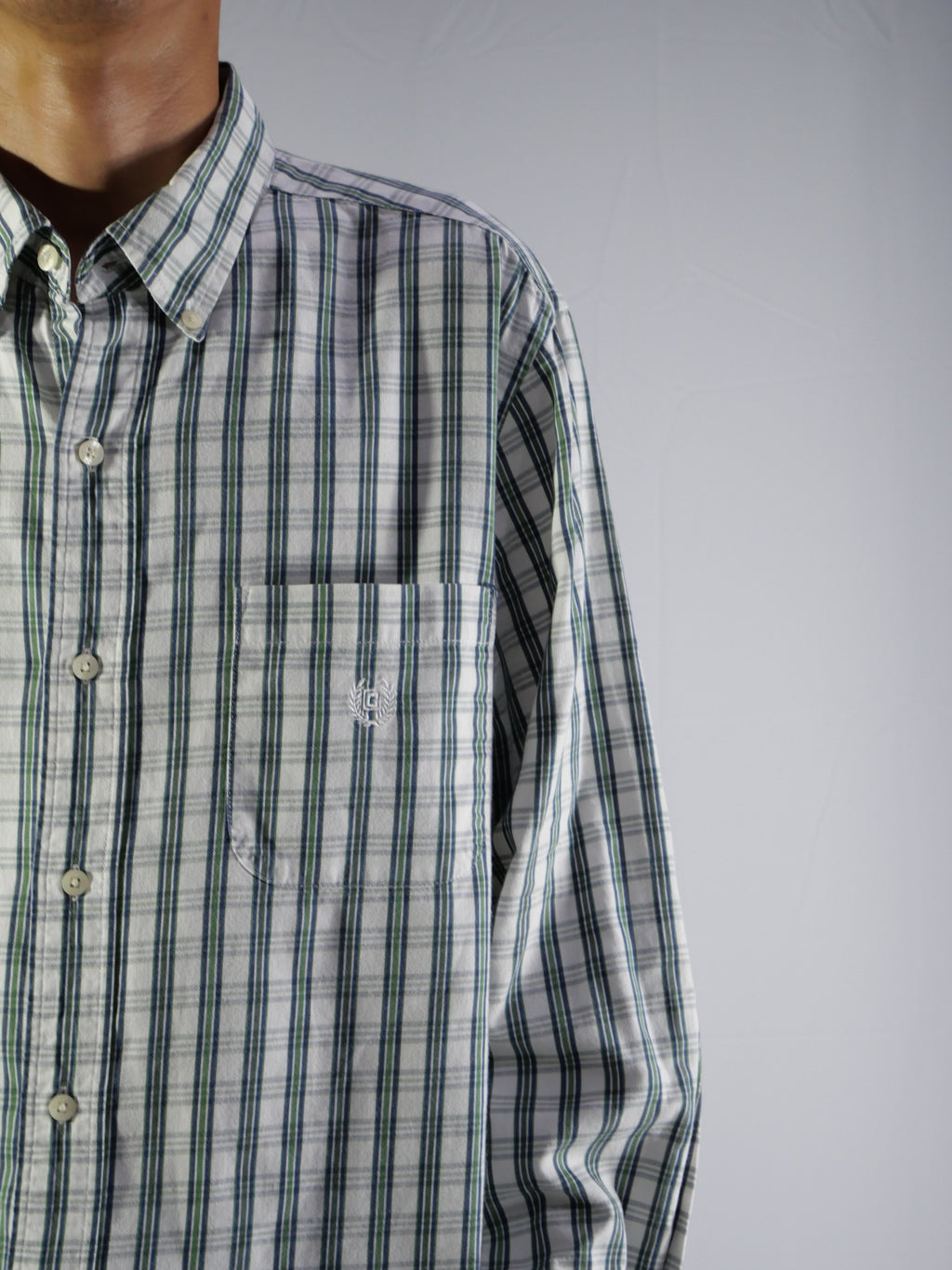 (L) Chaps Button Shirt