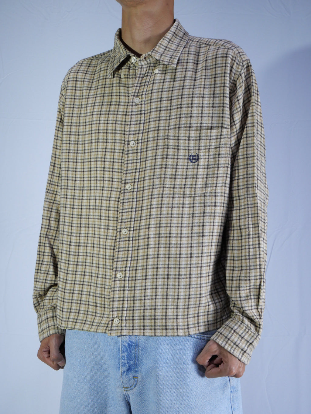 (L) Chaps Button Shirt