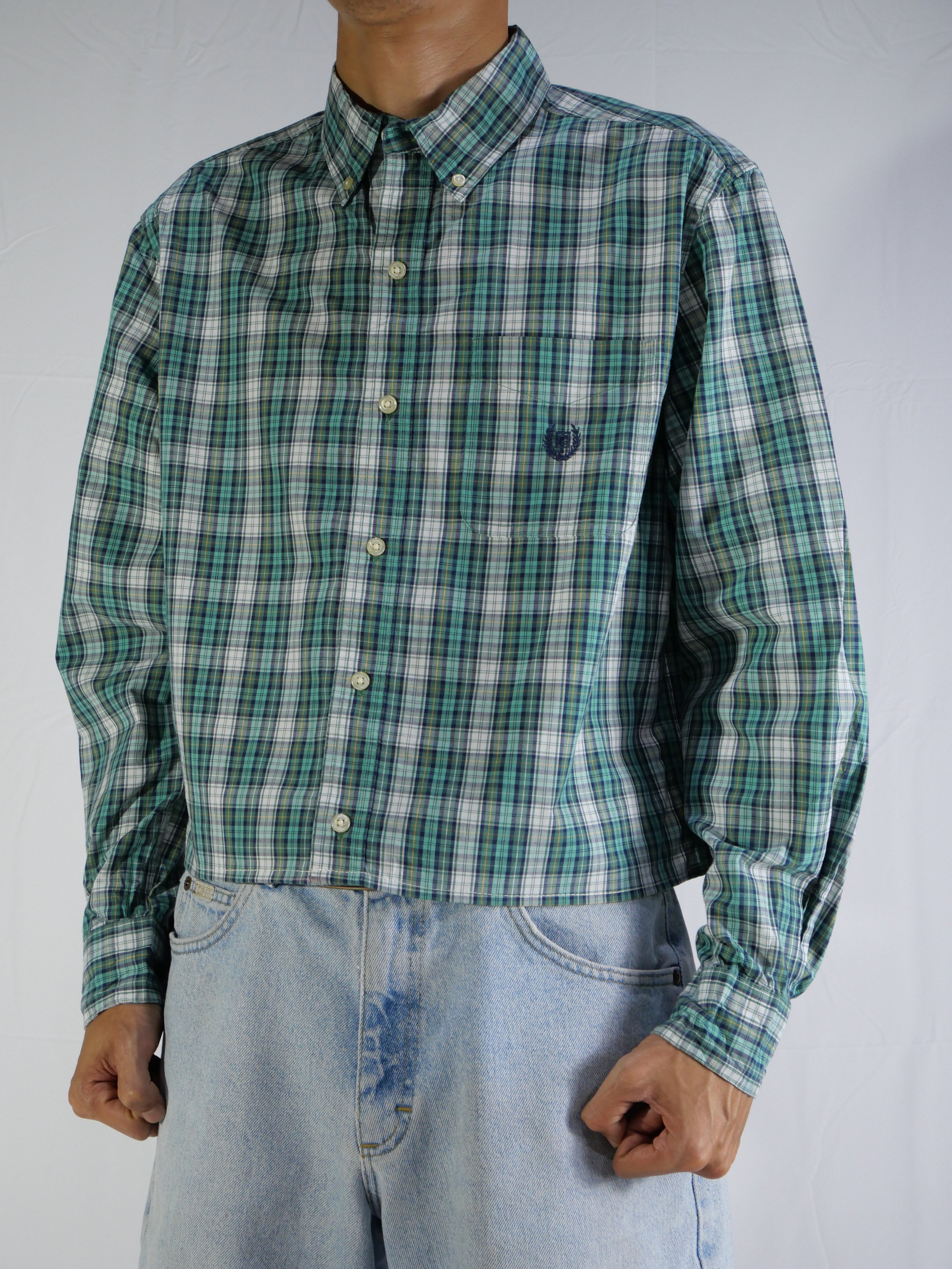 (M) Chaps Button Shirt