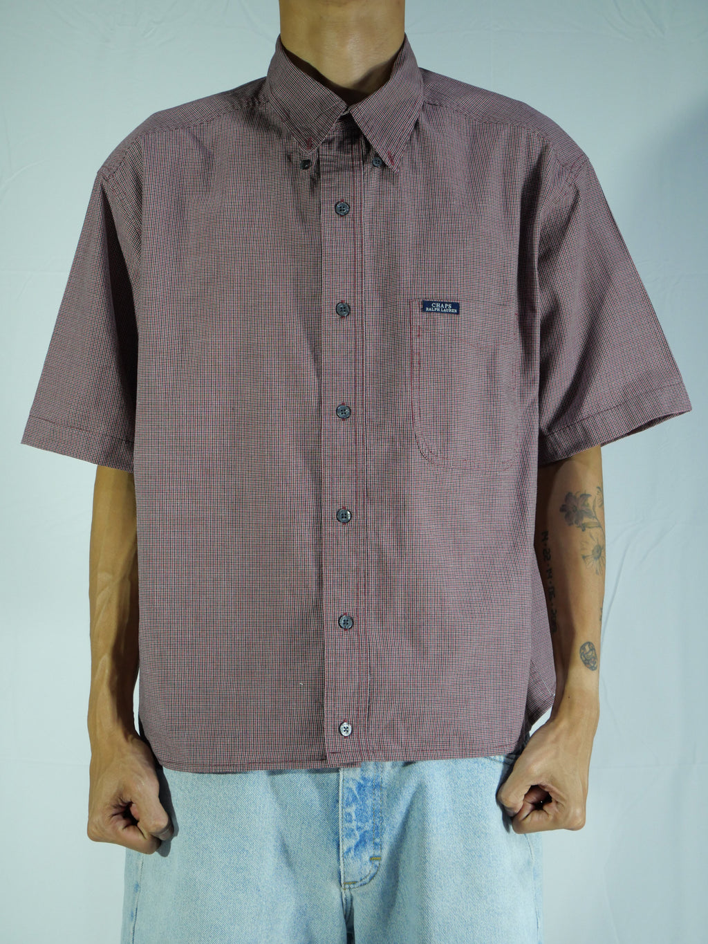 (L) Chaps Button Shirt