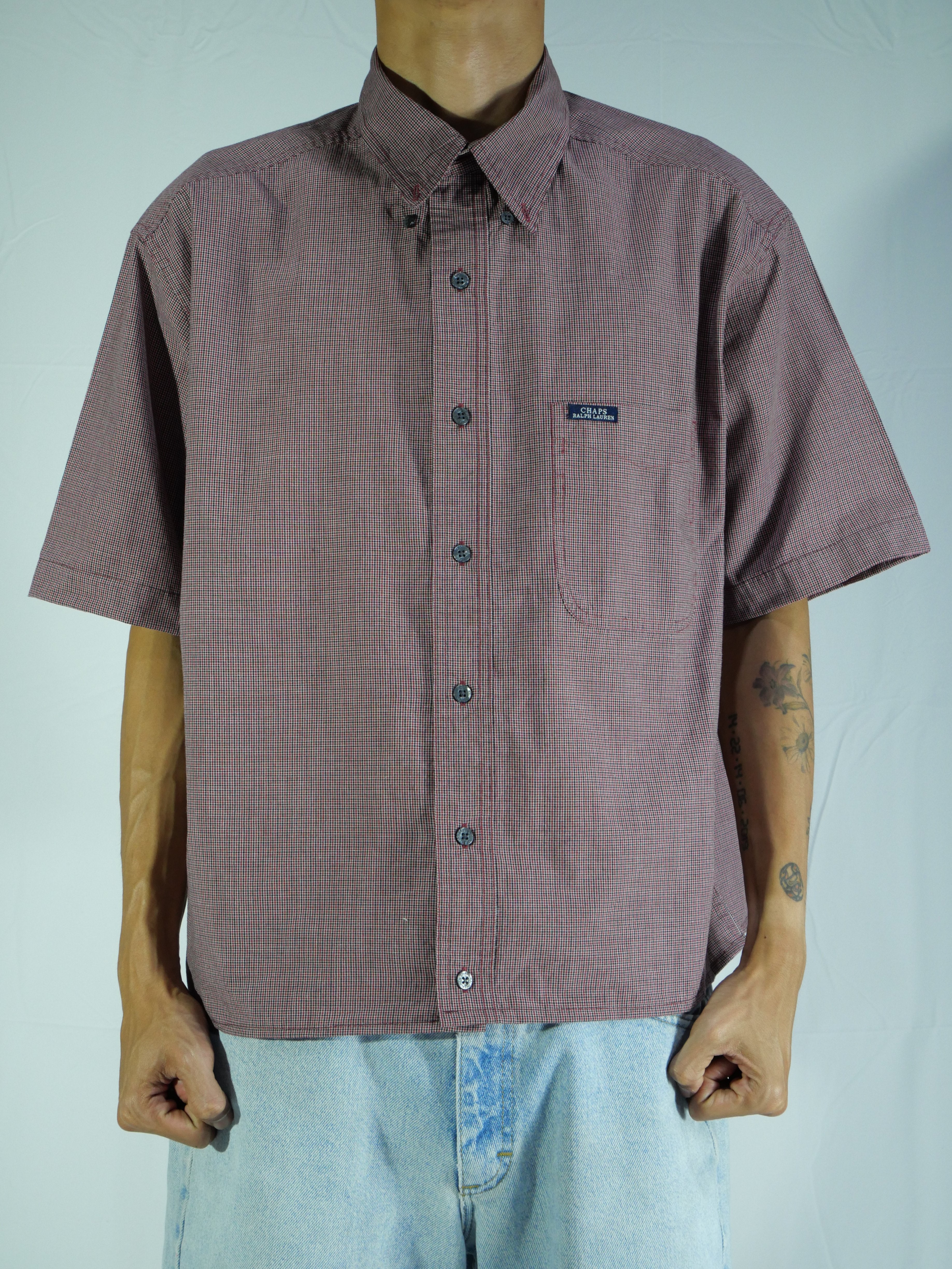 (L) Chaps Button Shirt