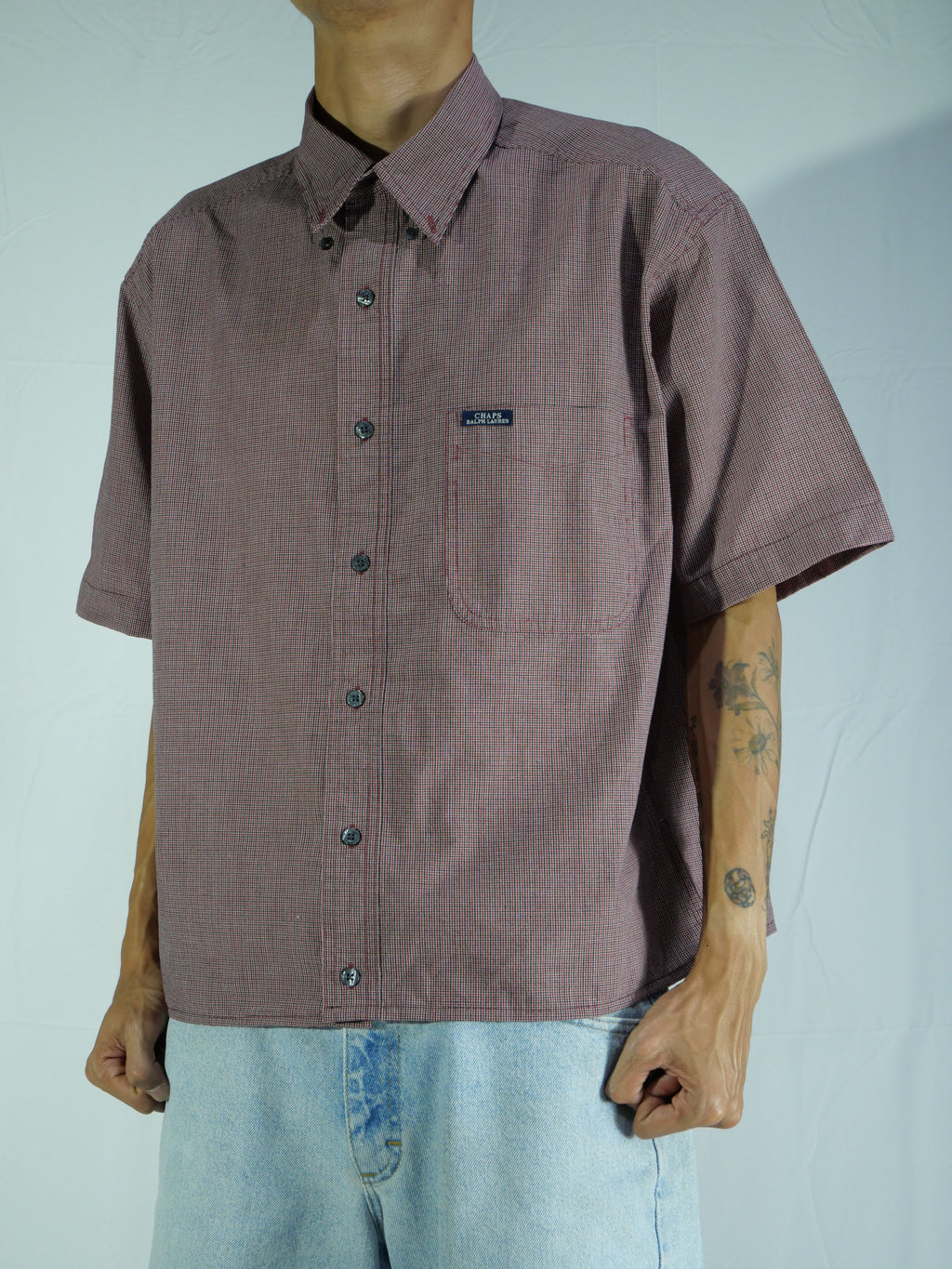 (L) Chaps Button Shirt