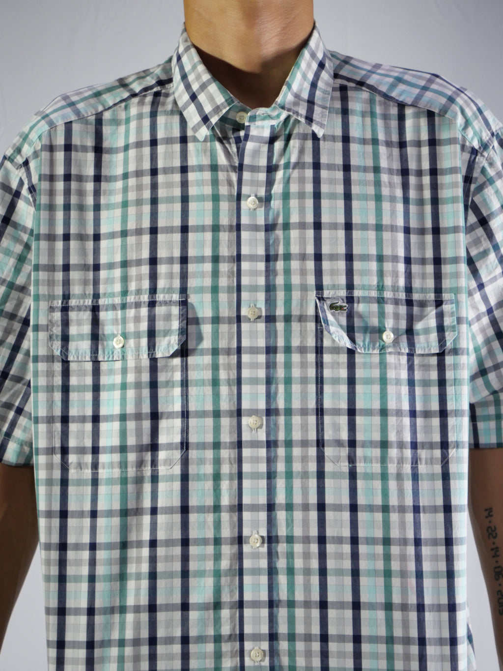 (L) Lacoste Button Shirt