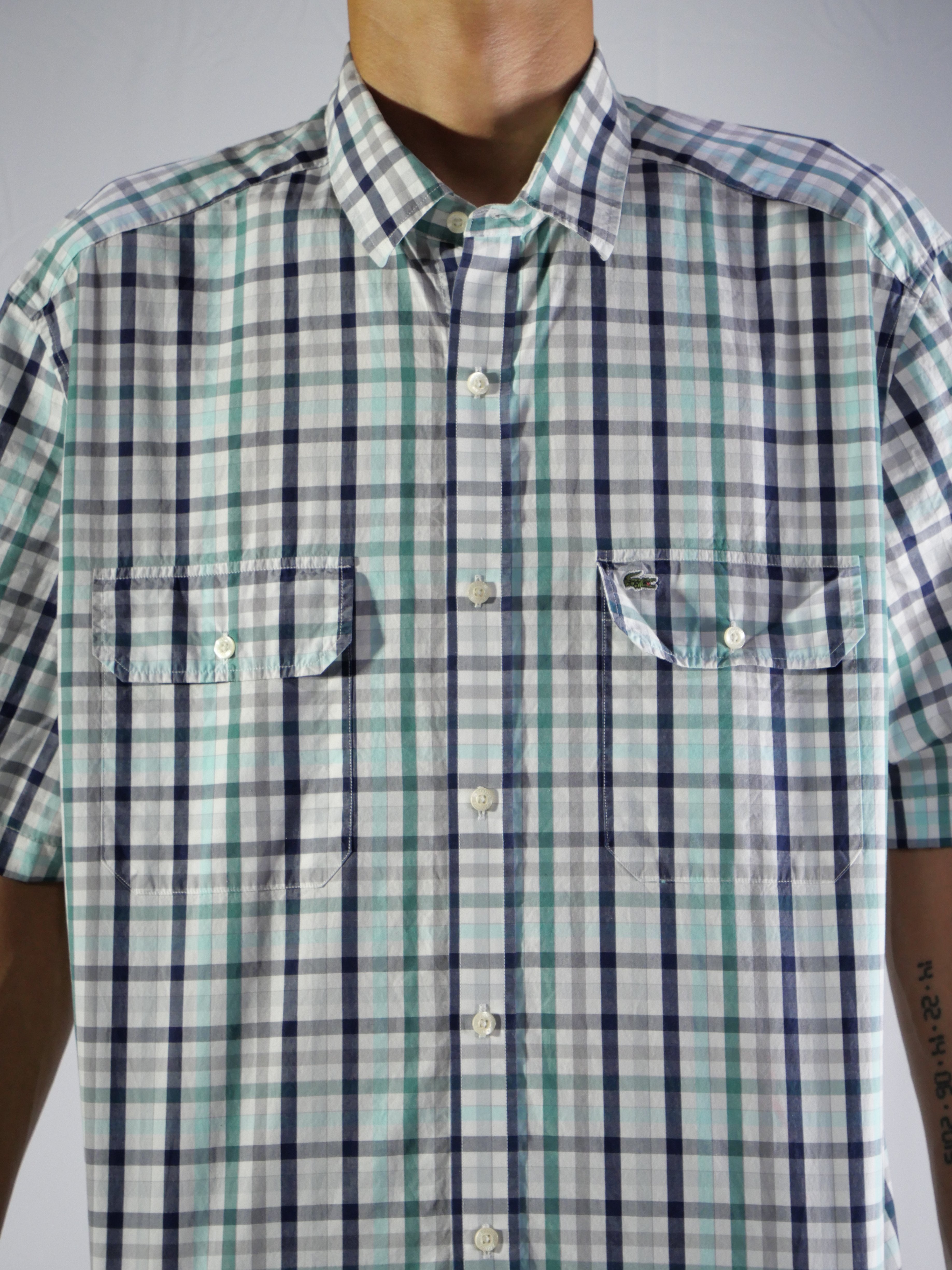 (L) Lacoste Button Shirt
