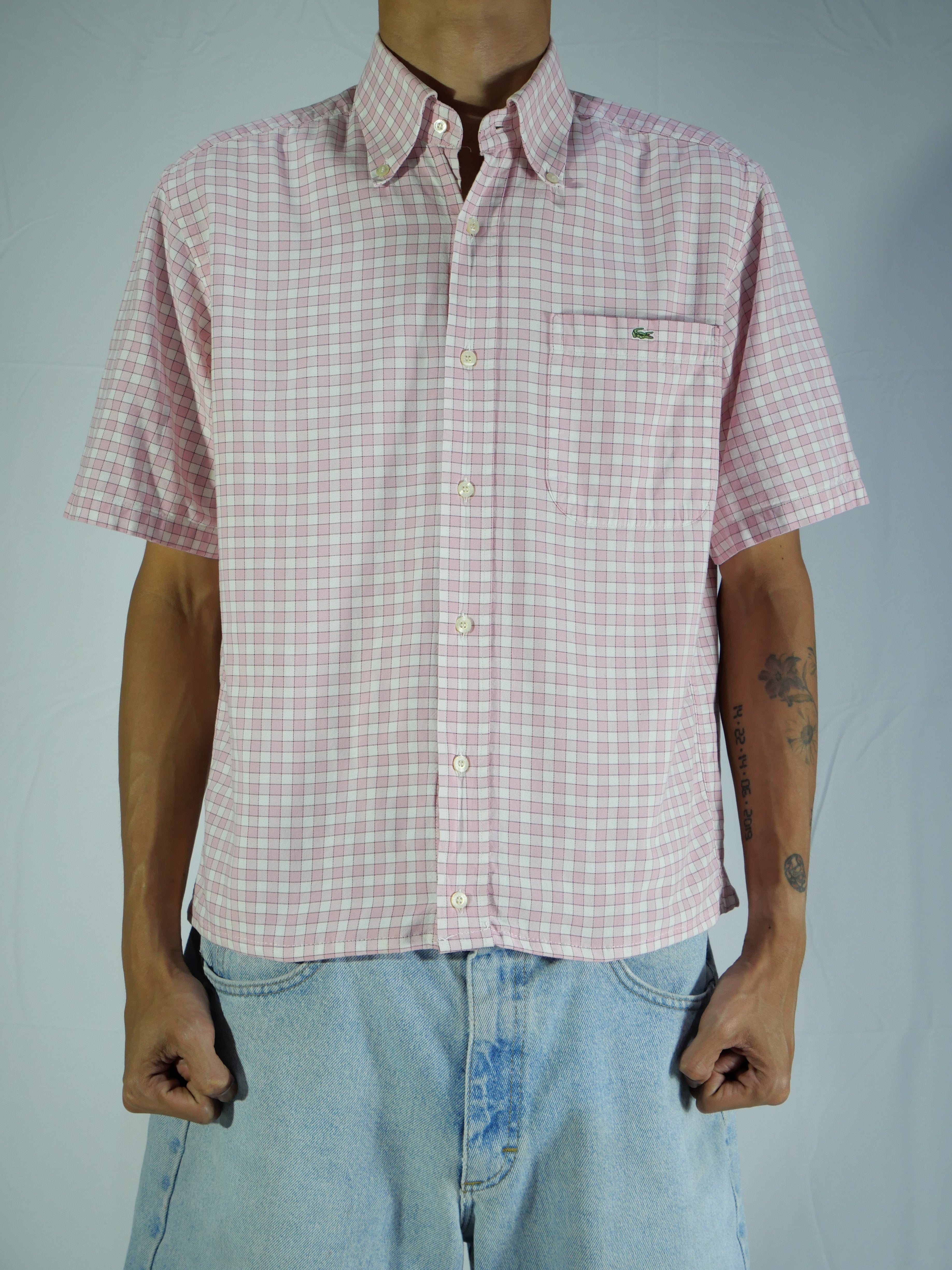 (M) Lacoste Button Shirt