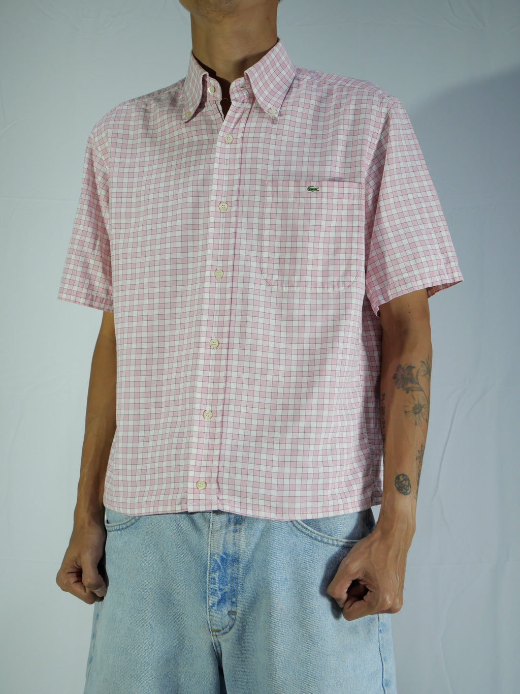 (M) Lacoste Button Shirt