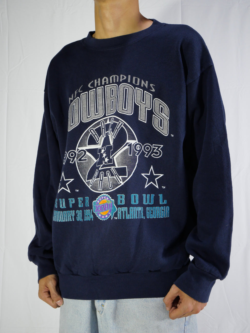 (L) Cowboys Crewneck