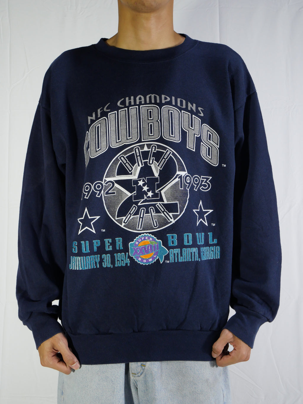 (L) Cowboys Crewneck